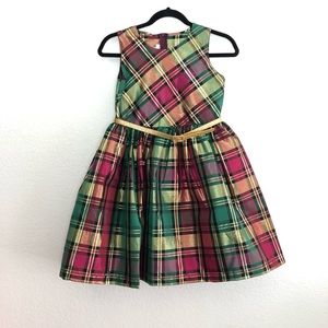 Bonnie Jean girls holiday dress sleeveless size 14